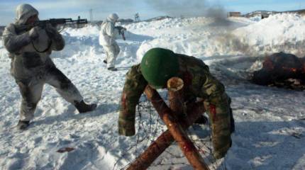 Мотострелковые подразделения ВВО вышли на полевые занятия