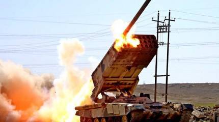 Пуски американских ракет по "Солнцепёку" и танку Т-90