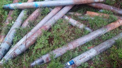 В Подмосковье нашли сваленные в кучу снаряды от «Града»