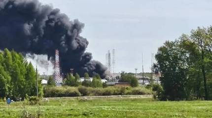 В Башкирии при взрыве на нефтебазе пострадали семь представителей администрации