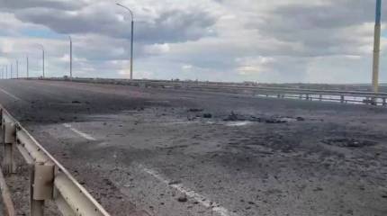 ВСУ нанесли удар РСЗО HIMARS по Антоновскому мосту в Херсоне