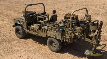 Армейский спецназ США испытывает минометы Sling на автомобильной платформе