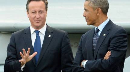 Обама и Кэмерон продолжат давить на РФ из-за ситуации в Украине