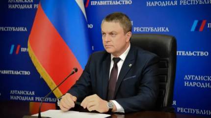 Глава ЛНР Пасечник сообщил о нештатном сходе авиационного боеприпаса над городом Рубежное