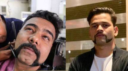 В Индии идёт кампания по героизации лётчика Абхинандана - "усы как у героя"