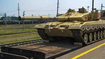 В РФ для участия в танковом биатлоне из КНР доставили Type 96B по железной дороге