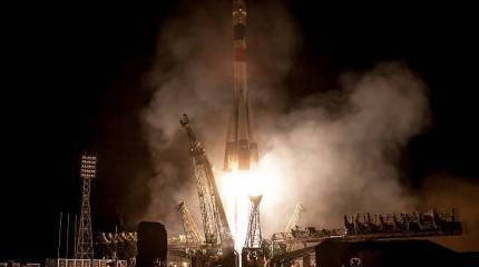 Старт космического корабля «Союз ТМА-09М» с Байконура