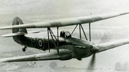 Экспериментальный самолет Hawker-Hillson FH.40 Hurricane (Великобритания)