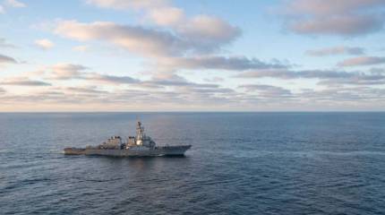 Американский эсминец УРО USS Porter вслед за флагманом Шестого флота США покинул Чёрное море