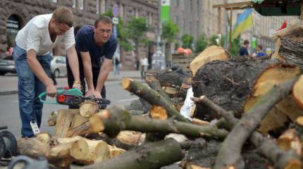 Украинцы готовятся провести зиму на дачах