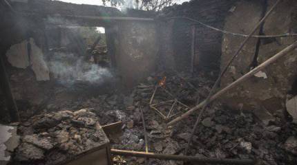 Посёлок Семёновку украинские силовики превратили в руины