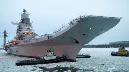 Авианосец Vikramaditya, построенный на Севмаше, уже год в составе индийских ВМС