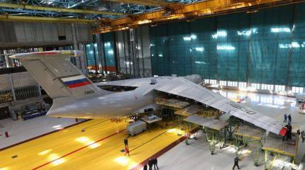 В Ульяновске прошла торжественная выкатка второго Ил-76МД-90А для российского Минобороны