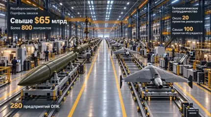 Михеев: портфель заказов «Рособоронэкспорта» превышает $65 млрд