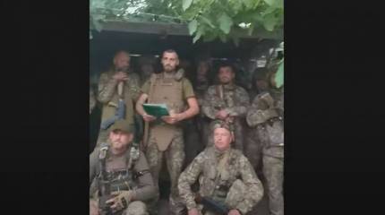 Покинувшие свои позиции в Соледаре военнослужащие 93-й бригады ВСУ записали обращение к Зеленскому