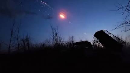 Российские войска после интенсивного артиллерийского воздействия на противника вошли в село Соловьёво