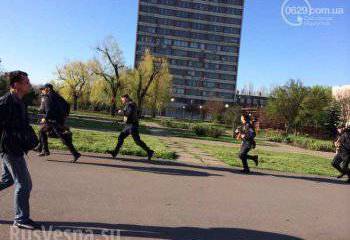 Штурм мэрии Мариуполя: есть пострадавшие