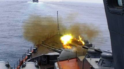 Черноморский флот и Каспийская флотилия увеличили интенсивность огневой подготовки в 5 раз