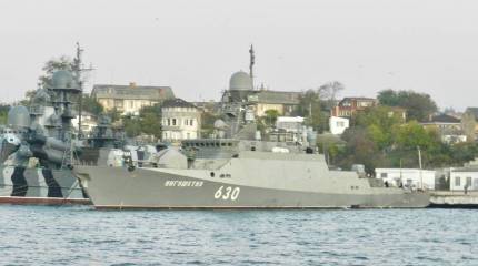 МРК "Ингушетия" выполнил артиллерийские стрельбы в рамках госиспытаний