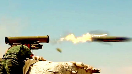 Боевики попали в отряд сирийских бойцов из ПТРК "Метис"