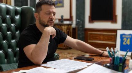 Глава киевского режима обсудил с американскими бизнесменами финансовую помощь Украине, озвучив сумму в 750 млрд долларов