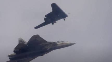 На Украине обсуждают, как российский БПЛА «Охотник» собирается противостоять турецкому «Байрактару»