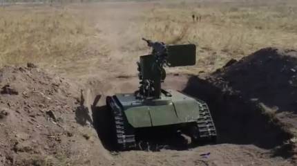 В Омске разработали лёгкую огнемётную систему для установки на робототехнические платформы «Омич»