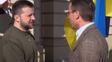 Глава киевского режима приехал в Швецию просить военную помощь для ВСУ