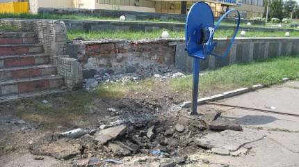 О ситуации в Луганске. Миномётный обстрел российских журналистов; прибытие в город первых машин с российской гуманитарной помощью