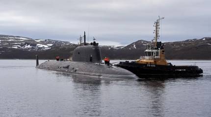 Tàu ngầm hạt nhân Kazan đã bắn trúng mục tiêu thành công bằng tên lửa hành trình Onyx.