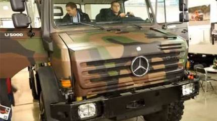 Литовской армии поставлен 21 немецкий автомобиль Mercedes Unimog U 5000