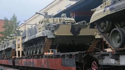 Новая партия боевых машин пехоты БМП-3 передана российским военным в рамках гособоронзаказа