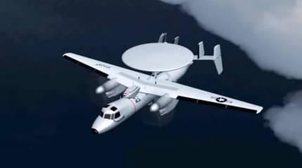ВМС США заказали партию палубных самолетов ДРЛОиУ E-2D Advanced Hawkeye