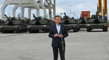 Польша получила первую партию американских танков Abrams для дивизии на востоке страны