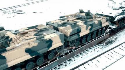 «Курганмашзавод» поставил военным очередную партию новых боевых машин пехоты БМП-3