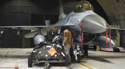 В Южной Корее истребитель F-16С врезался в гору