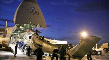 Для участия в параде в Киргизию доставлены два Ми-24