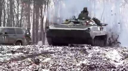 Минобороны показало продвижение колонн российских войск в Киевской области