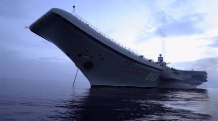 В «Коммерсанте» заявили об ущербе от пожара на «Адмирале Кузнецове» в 95 млрд рублей