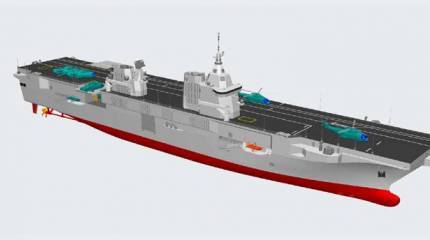 На итальянской верфи в Кастелламаре-ди-Стабия начато создание универсального десантного корабля (LHD)