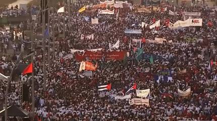 На Кубе 1 мая прошёл самый масштабный за последнее время митинг против США