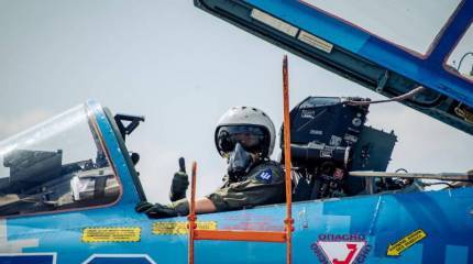 Украинские лётчики на Су-27 провели стрельбы по наземным целям и заявили о соответствии маневров стандартам НАТО