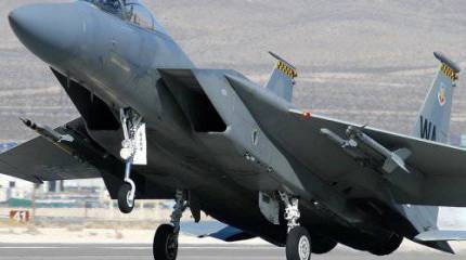 В США разбился истребитель F-15C