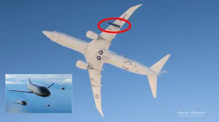 Появилось первое фото самолёта ВМС США P-8A Poseidon с ракетой LRASM