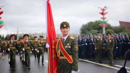 В Минске прошел военный парад в честь дня независимости