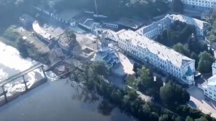 Сорвалась попытка ВСУ по полному уничтожению моста у Святогорской лавры