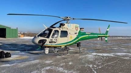 У границы с РФ появились ещё два вертолёта Airbus H125, полученные пограничниками Украины от Франции