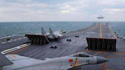 Китайский авианосец "Тип-001А" вышел на восьмой этап испытаний