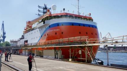 ЛСП «Северный полюс» вышла на контрольные ходовые испытания