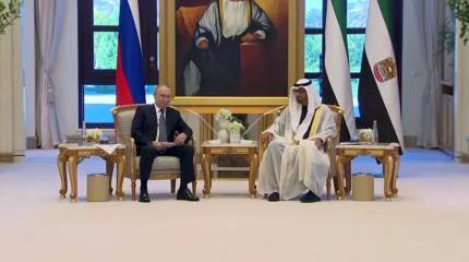 Президент РФ во время визита в ОАЭ: Эмираты  —  главный торговый партнер России в арабском мире